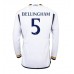 Real Madrid Jude Bellingham #5 Replika Hemma matchkläder 2023-24 Långa ärmar